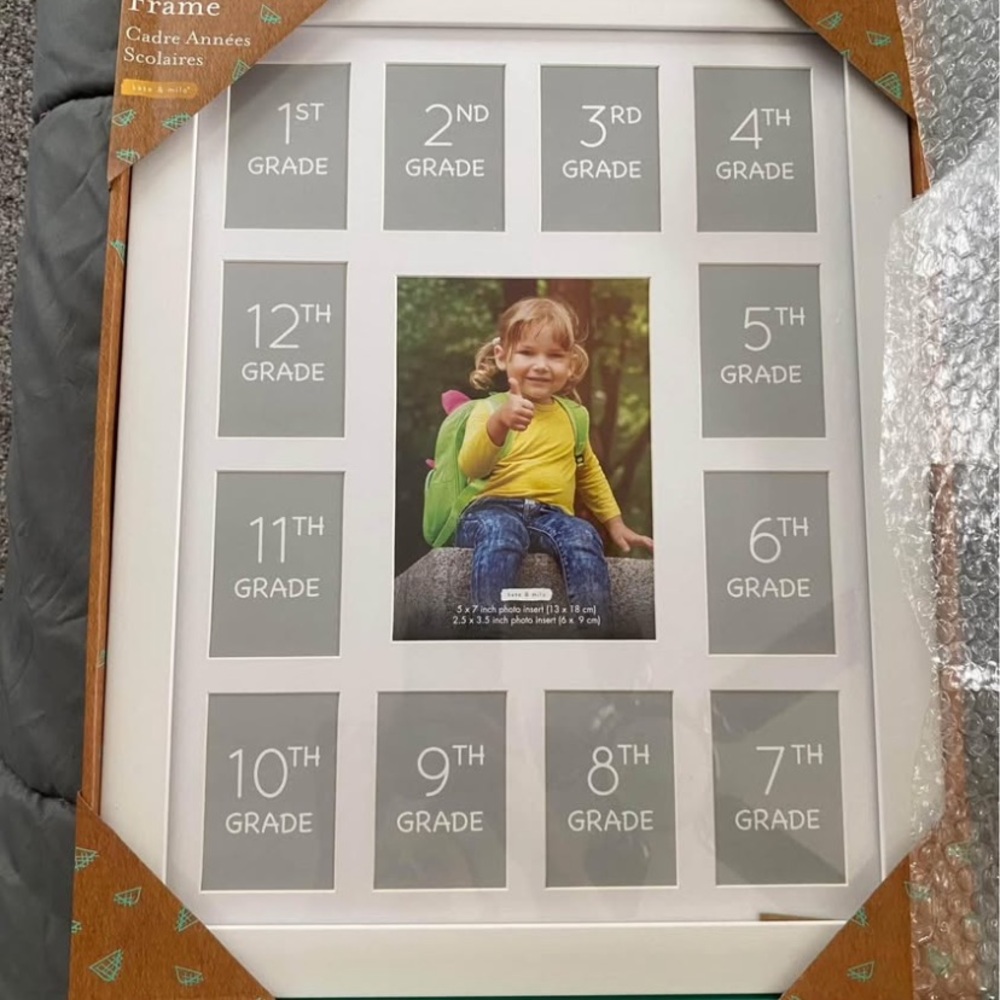 School days picture frame
